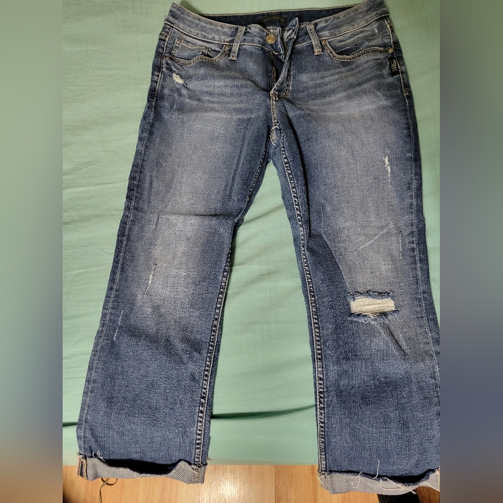 Silver capris - Picture 2 of 5